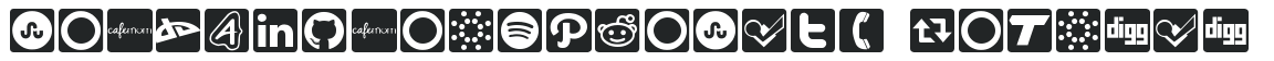 Social Icons Pro Set 1 - Rounded preview