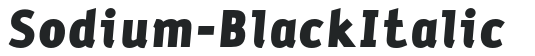 Sodium-BlackItalic preview