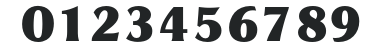 SouvenirGothic-Bld numbers preview