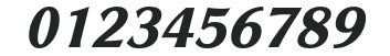 Souvenir Gothic CG Demi Italic numbers preview