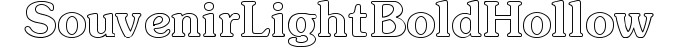 Souvenir-Light-Bold Hollow preview
