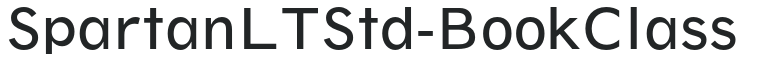 SpartanLTStd-BookClass preview