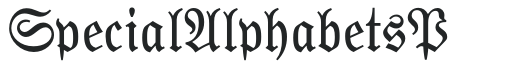 SpecialAlphabetsP02 preview
