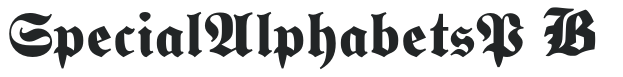 SpecialAlphabetsP03 preview