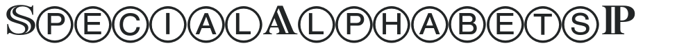 SpecialAlphabetsP07 preview