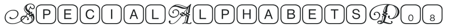 SpecialAlphabetsP08 preview