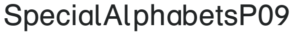 SpecialAlphabetsP09 preview