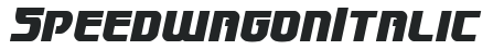 Speedwagon Italic preview