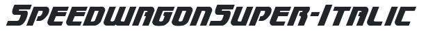 Speedwagon Super-Italic preview