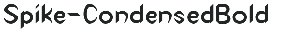Spike-Condensed Bold preview