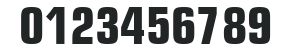 Square 721Condensed HU Bold numbers preview