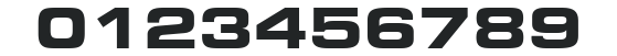 Square 721Extended HU Bold numbers preview