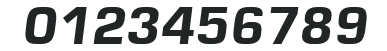 Square 721 HU Bold Italic numbers preview