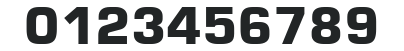 Square 721 HU Bold numbers preview