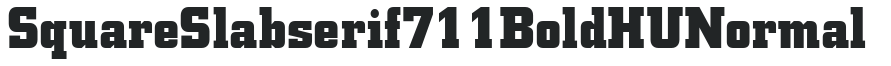 Square Slabserif711Bold HU Normal preview
