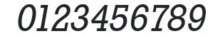 Stafford-Serial-RegularItalic numbers preview