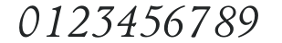 StanhopeLightItalicTab numbers preview