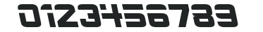 Star Trek Hebrew Italic numbers preview