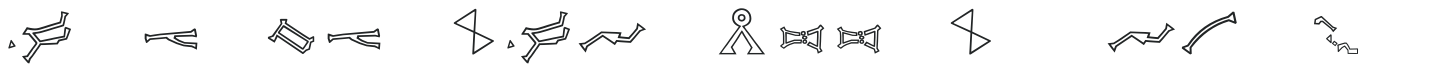 Stargate SG1 Address Glyphs preview