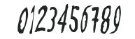 Steel-StringItalic numbers preview
