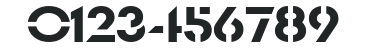 Stencil Sans-Extended Normal numbers preview
