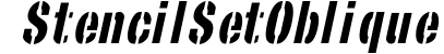 StencilSet Oblique preview