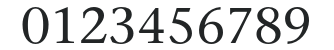 StoneSerifStd-Medium numbers preview