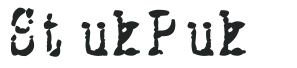 Stuk Puk letters preview