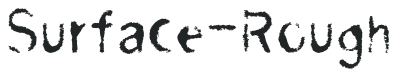 Surface-Rough letters preview