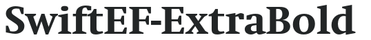 SwiftEF-ExtraBold preview