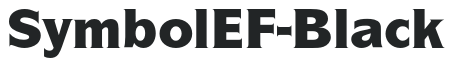 SymbolEF-Black preview