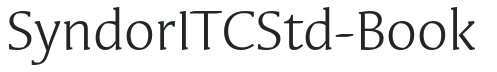 SyndorITCStd-Book preview