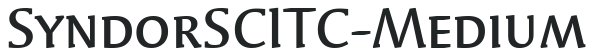 SyndorSCITC-Medium preview