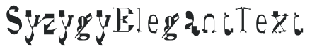 SyzygyElegantText preview
