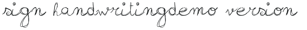 sign-handwriting_demo-version preview