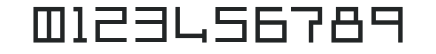 square-millimeter roboletter numbers preview