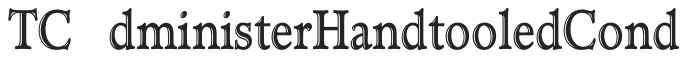 TCAdministerHandtooledCond letters preview