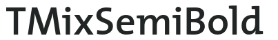 TMixSemiBold preview