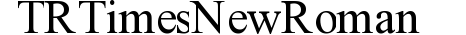 TR Times New Roman preview