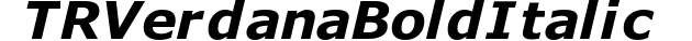 TR Verdana  Bold Italic preview