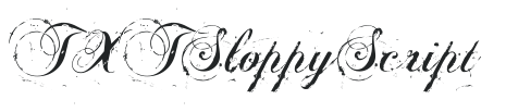 TXT Sloppy Script preview