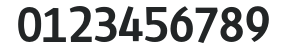 TabardEF-ExtraBold numbers preview