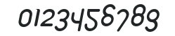 TableManners-ProperItalic numbers preview