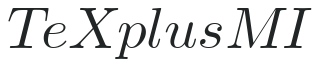 TeXplus MI letters preview