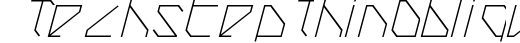 TechstepThin Oblique preview