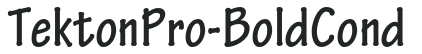 TektonPro-BoldCond preview