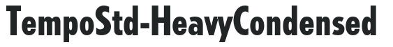 TempoStd-HeavyCondensed preview
