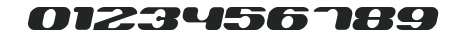 Terminal-Italic numbers preview