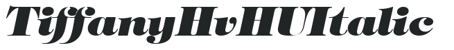 Tiffany Hv HU Italic preview
