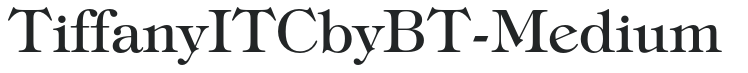 TiffanyITCbyBT-Medium preview